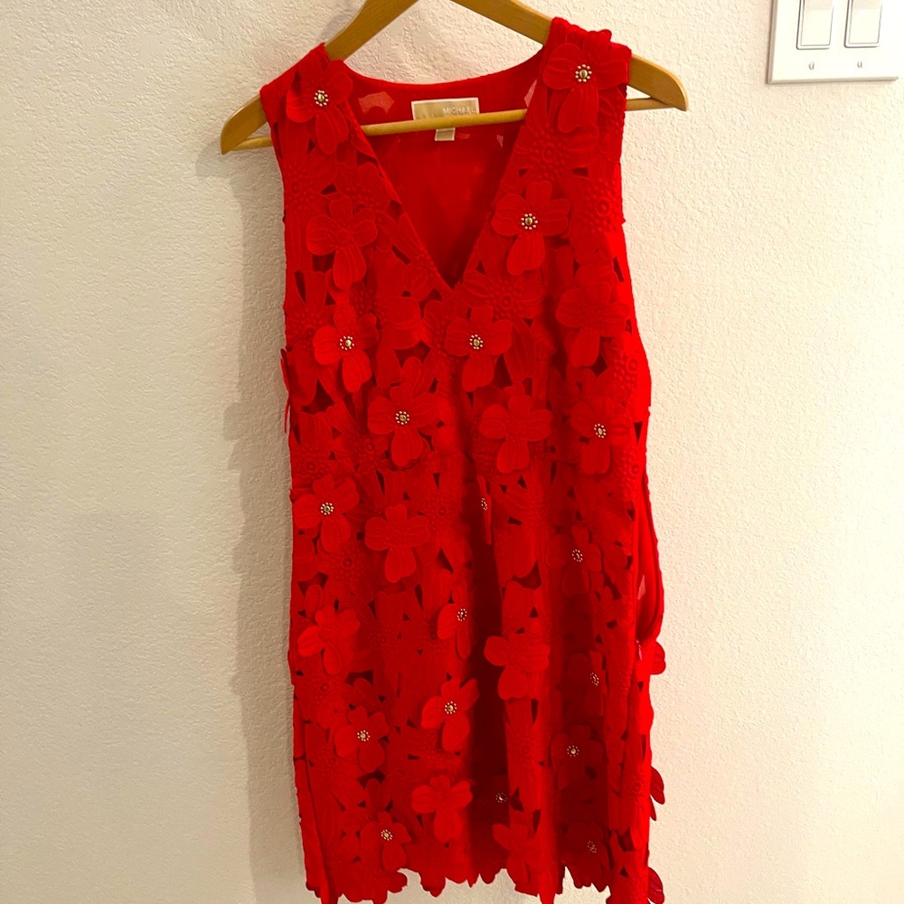 Michael Kors Red Poppy Dress
